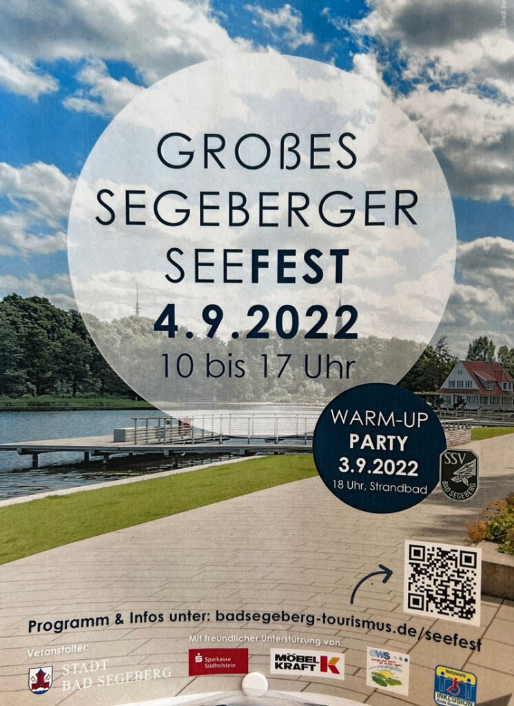 Plakat Seefest am Segeberger See